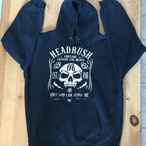 Rugged Artic Wear Men’s Hoodie – Black Graphic Pullover - XL